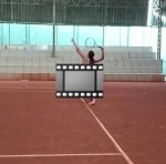 Meu saque em slow motion